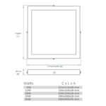 Painel Led Luminária Plafon de Sobrepor 6500K 24W - 1680L - Imagem 4