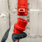 Tomada Industrial 3P+T+Neutro 380/415V Vermelho - 32A - Imagem 3