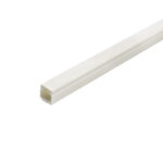 Kit 50 Unidades - Canaleta Branca Com Fita Dupla Face -  10 x 10 x 2000 mm - Imagem 4