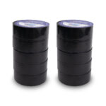 Kit 10 Unidades - Fita Isolante Antichama Preta 18mm x 5m