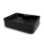 Cuba de Apoio para Banheiro Quadrada - Preto Fosco - Manplex