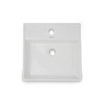 Cuba de Apoio Para Banheiro/Lavabo Cerâmica Quadrada 38 cm - Imagem 11