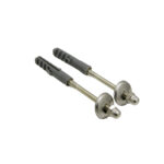 Par de Parafuso Inox p/ Vaso Sanitário - 10mm X 80mm - Imagem 3