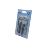 Par de Parafuso Inox p/ Vaso Sanitário - 12mm X 90mm RIO - Imagem 5