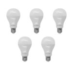 Kit 5 Un. - Lâmpada Led Bulbo E27 6500K Bivolt - 7W - 560 Lumens