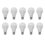 Kit 10 Un. - Lâmpada Led Bulbo E27 6500K Bivolt - 7W - 560 Lumens