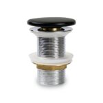 Tampa Válvula Click Lavatório Pia Cuba - Preto Fosco - Imagem 2