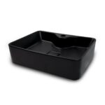 Tampa Quadrada Para Dreno Cuba Pia - Preto Fosco - Imagem 3