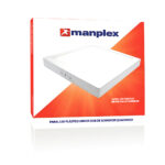 Kit 10x Painel Led PVC Luminária Plafon de Sobrepor 6500K 18W - Imagem 3