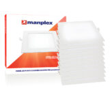 Kit 10x Painel LED PVC Luminária Plafon Embutir DOB 4000K 12W