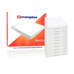 Kit 10x Painel Led PVC Luminária Plafon de Sobrepor 4000K 24W