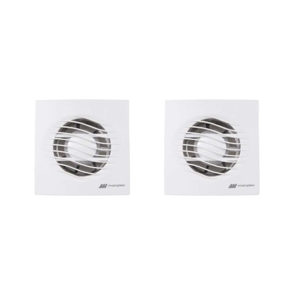 Kit 2 un. de Exaustor Residencial Para Banheiro Bivolt - 100mm - Imagem 1