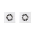 Kit 2 un. de Exaustor Residencial Para Banheiro Bivolt - 100mm