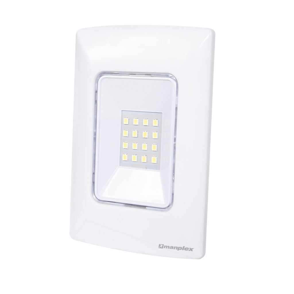 Kit 5 Luminária De Emergência De Embutir 4×2 – 100L 1W – Bivolt – LED - Imagem 5