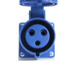 Kit 5und. Tomadas Industriais 2P+T 220/250V Azul - 16A - Imagem 3