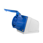 Kit 5und. Tomadas Industriais 2P+T 220/250V Azul - 16A - Imagem 2