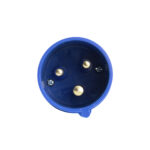 Kit 5x Plug Industrial 2P+T 220/250V Azul - 32A - Imagem 3