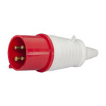 Kit 5x Plug Industrial 3P+T 380/415V Vermelho - 32A - Imagem 2