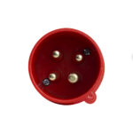 Kit 5x Plug Industrial 3P+T 380/415V Vermelho - 32A - Imagem 3