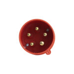 Kit 5x Plug Industrial 3P+T+Neutro 380/415V Vermelho  - 16A - Imagem 3