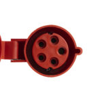 Kit 5 Acoplamento Plug Indust. 3P+T+Neutro 380/415V Vermelho - Imagem 3