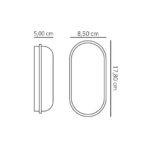 Kit 4 Und. Arandela Tartaruga Branca Led 6500k IP65 - 12W - 960 Lumens - Imagem 7