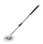 Mop Giratório Preto Cesto Em Inox Cabo De 140cm 13 Litros - Imagem 3