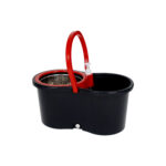 Mop Giratório Preto Cesto Em Inox Cabo De 140cm 13 Litros - Imagem 7