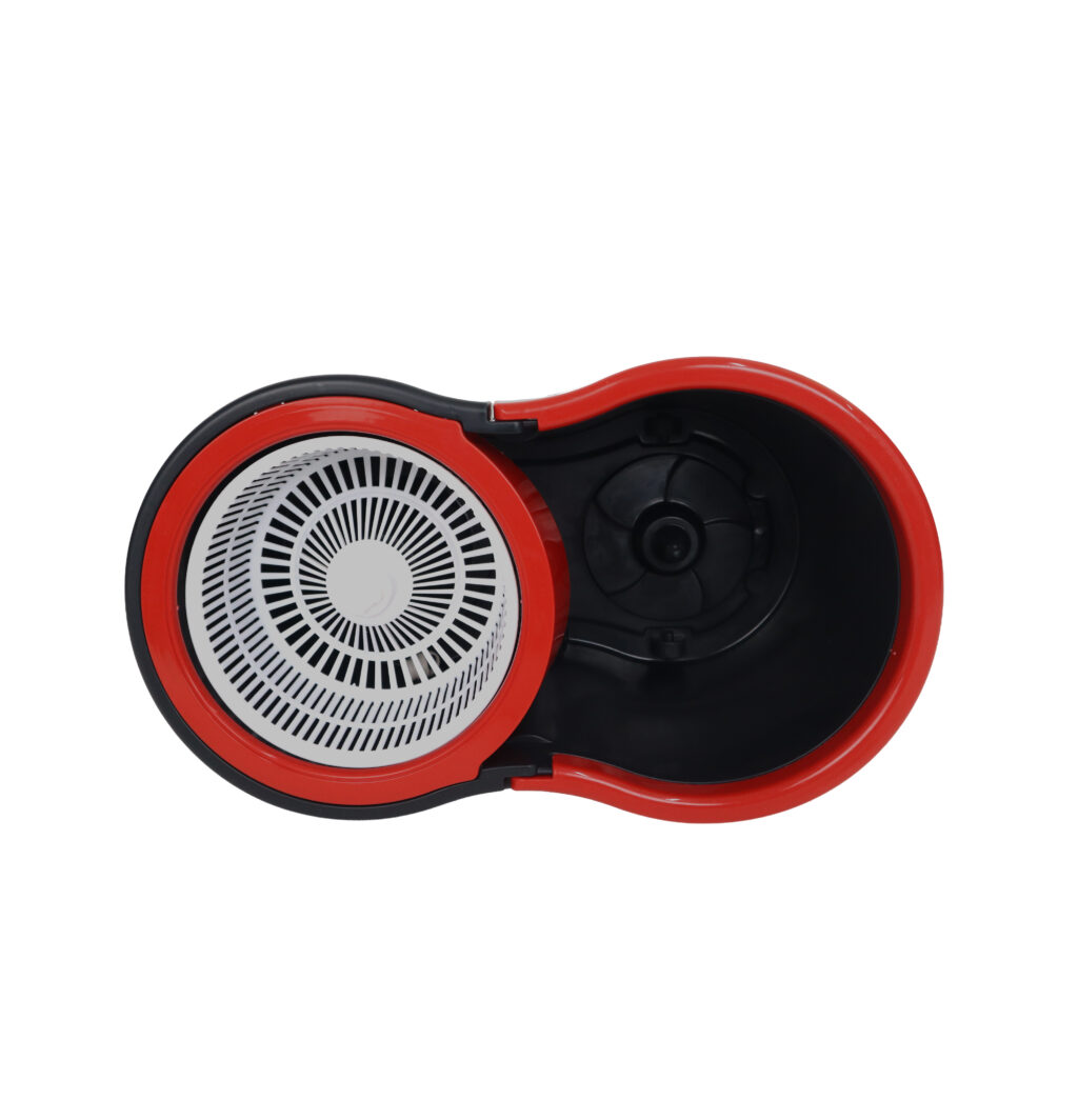 Mop Giratório Preto Cesto Em Plástico Cabo 140cm 13 litros - Imagem 6