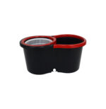 Mop Giratório Preto Cesto Em Plástico Cabo 140cm 13 litros - Imagem 4