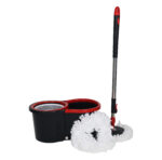 Mop Giratório Preto Cesto Em Plástico Cabo 140cm 13 litros - Imagem 3